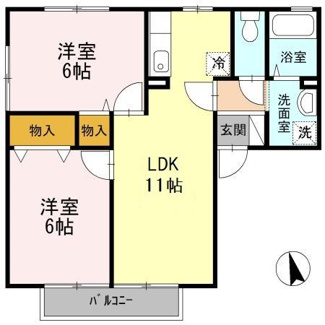 【間取り】 | ハピネス山田　Ａ
