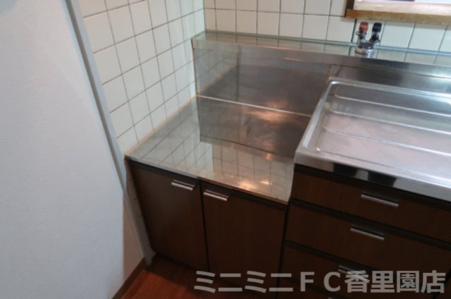 ヴィルヌーブエストのキッチン|ガスコンロ設置可能