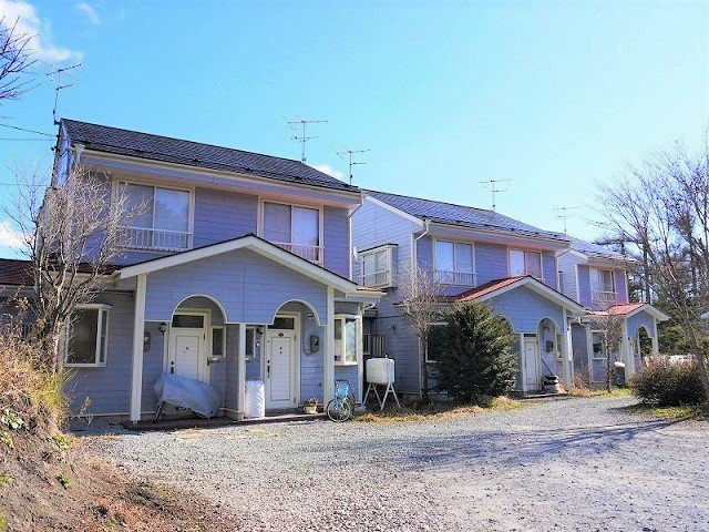 ここだけ、板張りの味わいの外観|物件の外観です