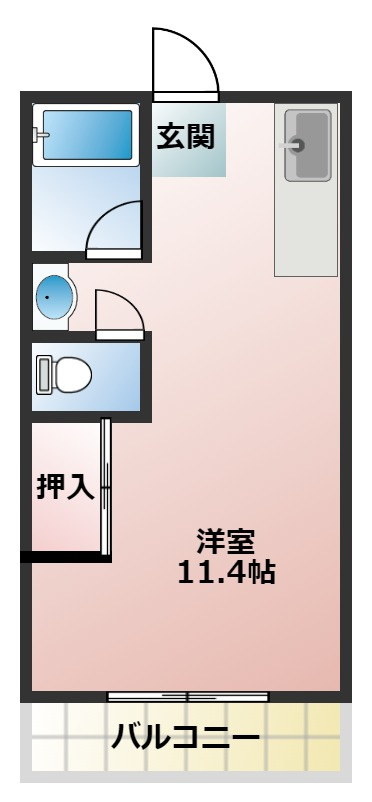 BLOCASAHIの間取り