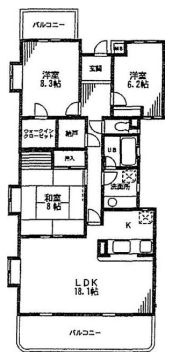 【間取り】 | セレーノ鎌倉長谷 | 室内写真は同タイプ別室の写真です。現況と異なる部分は現況優先となります。