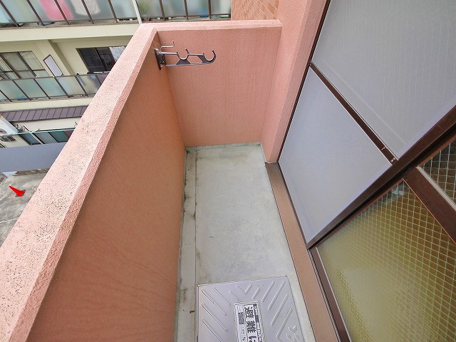 フクダ不動産新大宮マンションのバルコニー