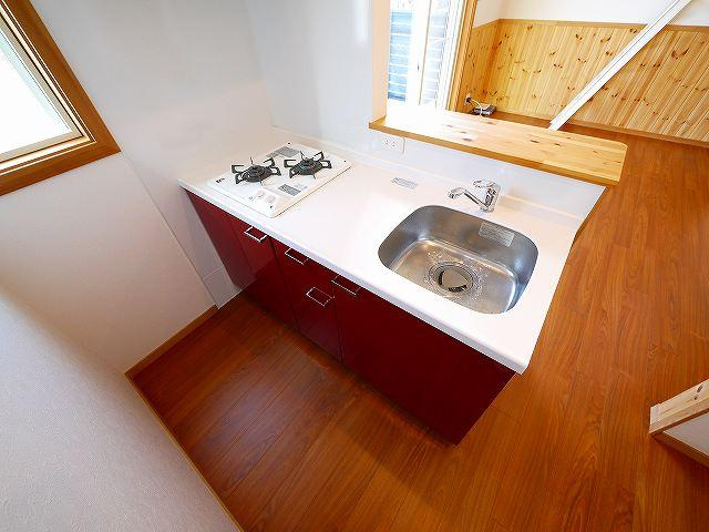 カサフェリス富雄　弐番館のキッチン|使いやすいキッチンです