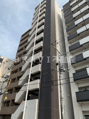 ラ・フォルム天満橋EAST（ラフォルムテンマバシイースト）　BRAVI不動産の外観|【ラ・フォルム天満橋EAST】外観は落ち着いています