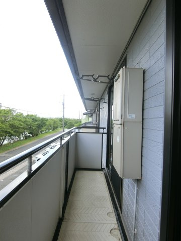 プリムローズⅢＢ棟のバルコニー