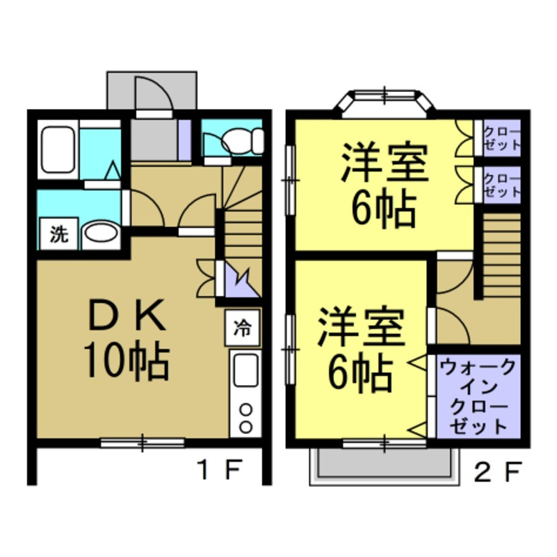 サカエハイツⅠの間取り