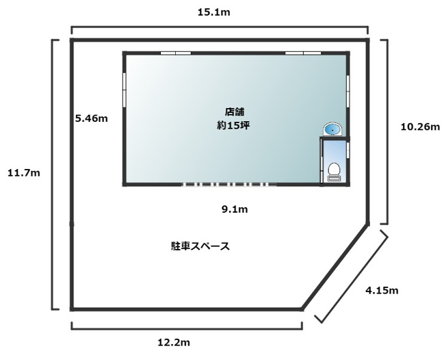 【間取り】 | 辻村店舗（田井庄）
