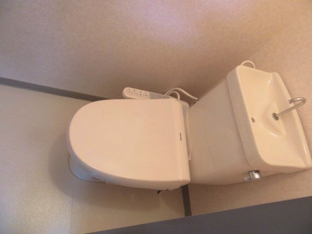 田村ハイツAのトイレ|清潔感のあるトイレです