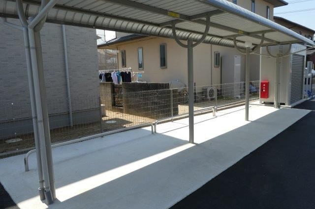 倉敷市真備町有井のアパートのその他共用部分|自転車置き場