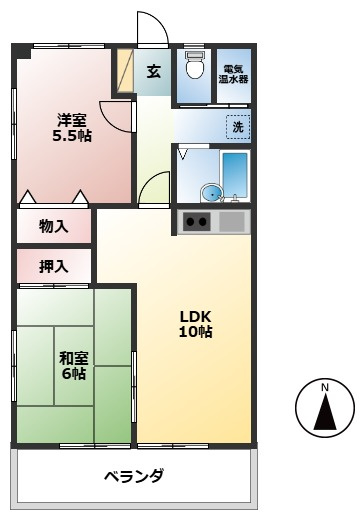 メゾン宿地の間取り