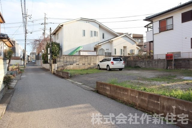 八千代市大和田新田　売地　整形地　約４７坪　八千代緑が丘駅徒歩７分の前面道路含む現地写真