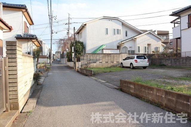 八千代市大和田新田　売地　整形地　約４７坪　八千代緑が丘駅徒歩７分の前面道路含む現地写真