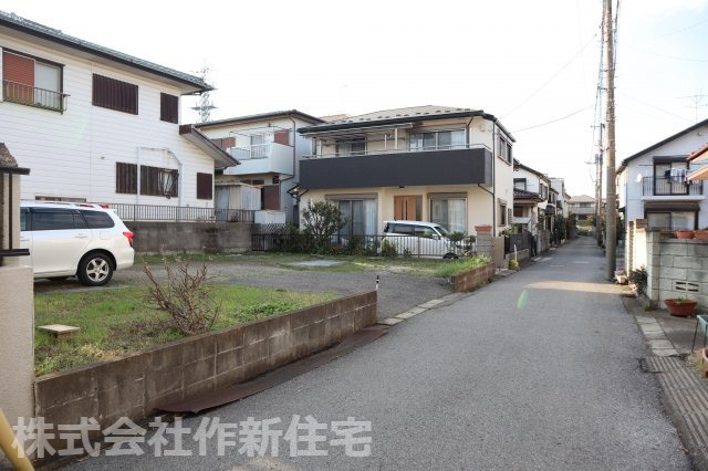 八千代市大和田新田　売地　整形地　約４７坪　八千代緑が丘駅徒歩７分の前面道路含む現地写真