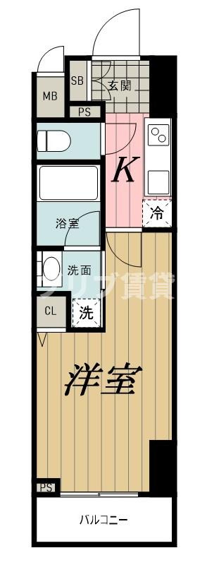 ロイジェントパークス千葉中央の間取り