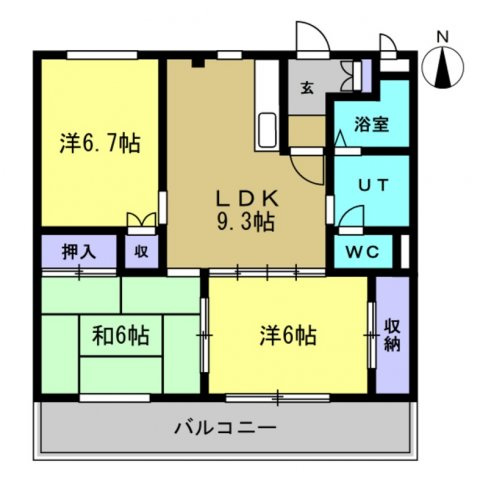 SUN STAGEの間取り