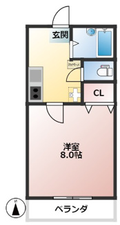 【間取り】 | シャトーすずらん
