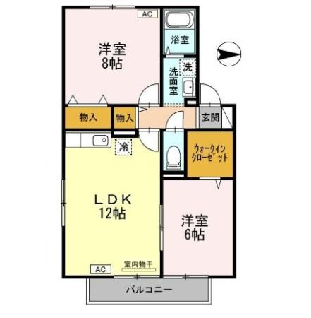 グランシャリオ堀川C棟の間取り