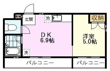 【間取り】 | サンハイツ