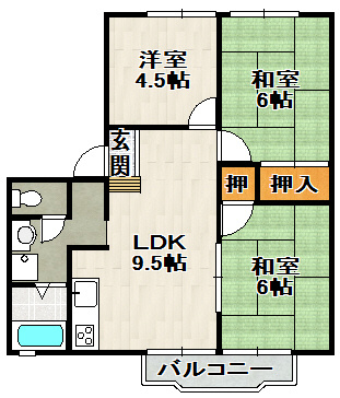 グランドタウンⅠの間取り
