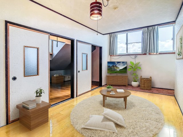 ナナメ天井かくれ部屋! 忍忍。