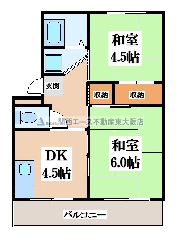 【間取り】 | 旭ハイツ