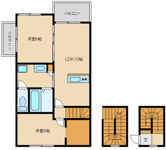 【間取り】 | コリーヌ梶ヶ谷 | 間取り
