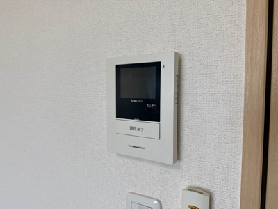 【セキュリティ】 | Moca House/モカハウス | 防犯対策に有効なカメラ付インターホン完備♪突然の来客にもバッチリ対応できちゃいます☆