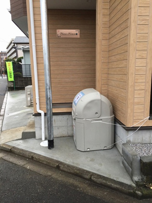 【その他共用部分】 | Moca House/モカハウス | 敷地内ごみ置き場でごみ出しもらくらく～♪忙しい社会人さんや学生さんにもうってつけ！