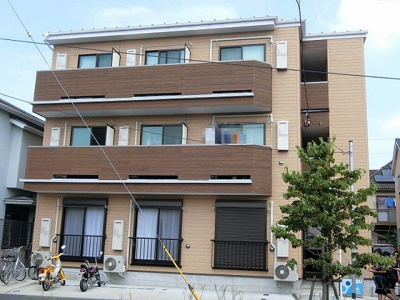 【外観】 | Moca House/モカハウス | ペットOK♪横浜線「古淵」駅まで徒歩9分！大型ショッピングセンターが近くて生活しやすい住環境の3階建てアパートです♪