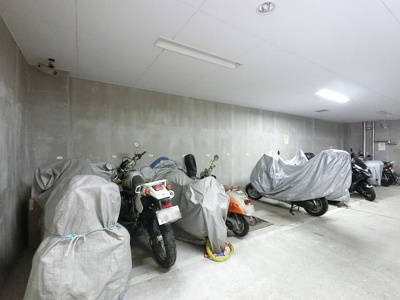 【その他共用部分】 | モリスガーデンヒルズ井土ヶ谷 | バイク置場