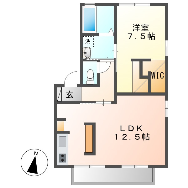 シエル・エトワールBの間取り