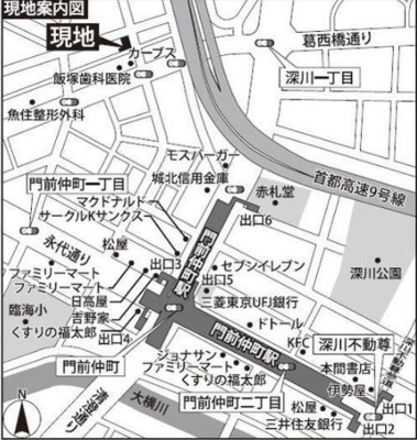 【地図】 | グランドルチェ門前仲町 | グランドルチェ門前仲町
