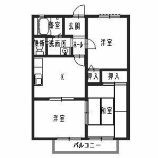 【間取り】 | ハイツ　サンパティーク