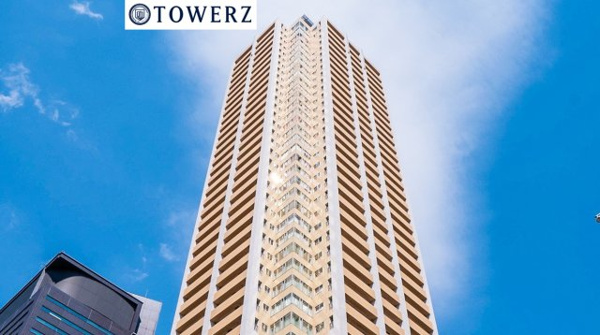 【外観】 | 【外観】なんばパークスとの調和を考え、アースカラーを基調とした地上46階建タワーマンションです！