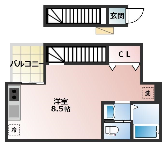 リープラス藤江の間取り