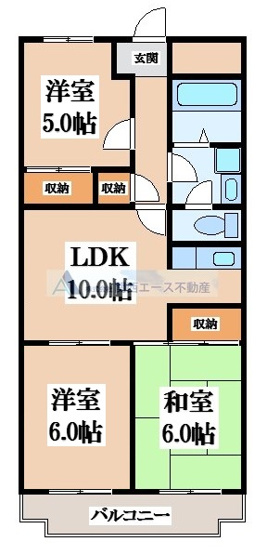 【間取り】 | シロハイヌ今米