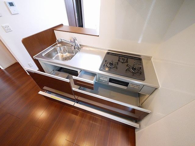 コーポ大安寺Ⅲのキッチン|きれいなキッチンです