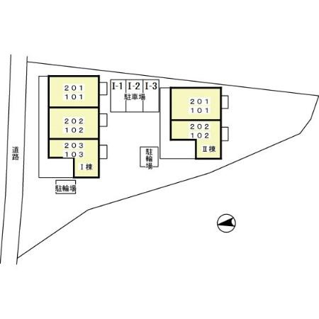 Ｓ・ＴステラⅠの区画図