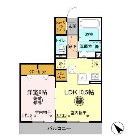 イデアーレの間取り