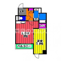 【間取り】 | Ｍｏｄｅｒｎ　Ｐａｌａｚｚｏ博多駅南の間取り
