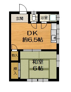 【間取り】 | 野田町田中マンション