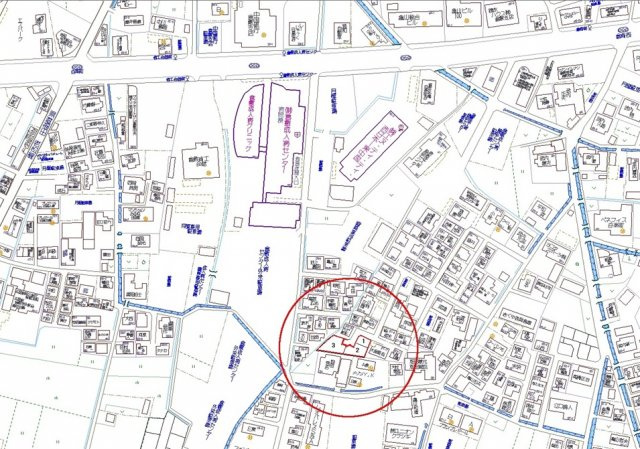 白楽町　3区画　分譲地の地図
