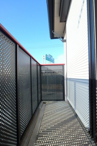 ラフォーレ河原のバルコニー