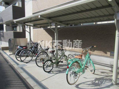 【その他共用部分】 | フジパレス長栄寺Ⅲ番館（河内永和賃貸） | 駐輪場です