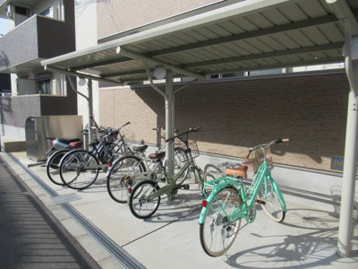 【その他共用部分】 | フジパレス長栄寺Ⅲ番館（河内永和賃貸） | 駐輪場です