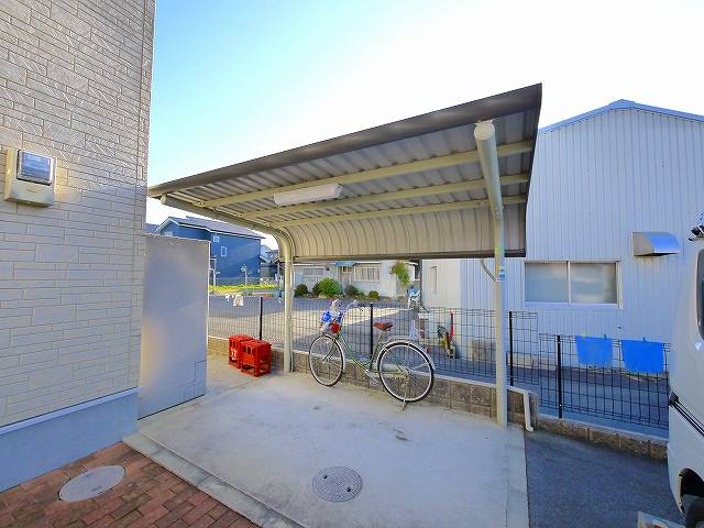 フォーチュンテラスのその他共用部分|自転車置き場です。