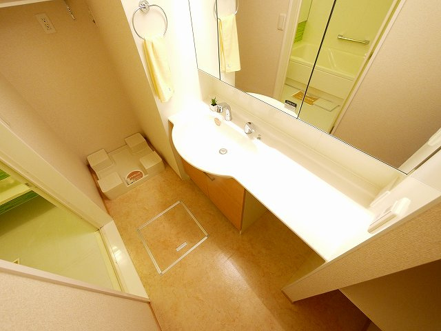 ブロッサムコートの洗面所|コンパクトで使いやすい洗面所