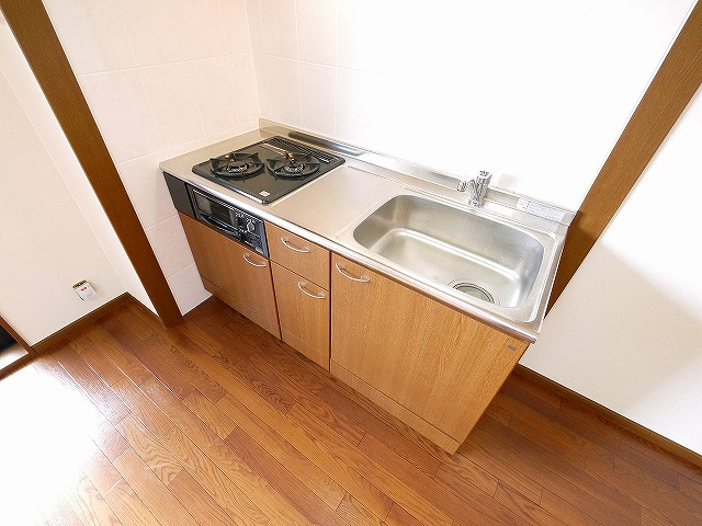 エトワール（大福）のキッチン|コンパクトなキッチンで掃除もラクラク