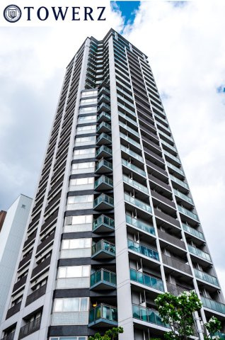 【外観】 | 【外観】地上27階建て、総戸数91戸！シャープなフォルムが印象的な高層タワーマンション！