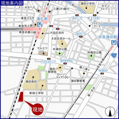 【地図】 | グランイーグル蒲田ネオリア 駐車場